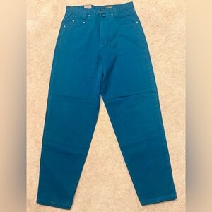 Vintage 90s Eddie Bauer Teal Denim Jeans NWT